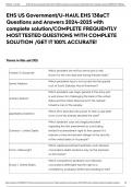 EHS US Government&sol;U-HAUL EHS 138aCT Questions and Answers 2024-2025 with complete solution&sol;COMPLETE FREQUENTLY MOST TESTED QUESTIONS WITH COMPLETE SOLUTION &sol;GET IT 100&percnt; ACCURATE&excl;