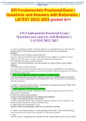 2023 ATI FUNDAMENTALS, RN LEADERSHIP,, COMPREHENSIVE &RN NURSING CARE OF CHILDREN PROCTORED EXAMS  NEWLY UPDATED COMPLETE SOLUTIONS, AND SCORE A++