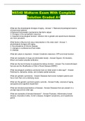 N6540 Midterm Exam With Complete Solution Graded A&plus;