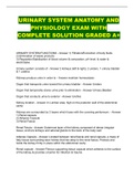 ANATOMY AND PHYSIOLOGY TEST BANK PACKAGED EXAMS WITH COMPLETE SOLUTIONS