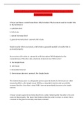 Rockwell Exam Real Estate Classes WA Final Exam 1 With Complete Solution