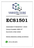 ECS1501 Assignment 5 Semester 1 2023