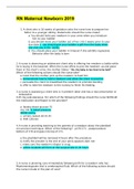 ATI RN Maternal Newborn Proctored 2019 &lpar;REVISED FULL EXAM&rpar;&period;