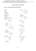 College Algebra & Trigonometry 1e Julie Miller, Donna Gerken (Solution Manual)