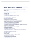 Exam (elaborations) ABCP 