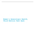 Women’s Gynecologic Health, Third Edition Test Bank 2021