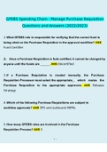 GFEBS Spending Chain - Manage Purchase Requisition Questions and Answers