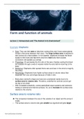 BIO154: Form and Function of Animals notes