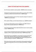 COMM 100 EXAM QUESTIONS AND ANSWERS