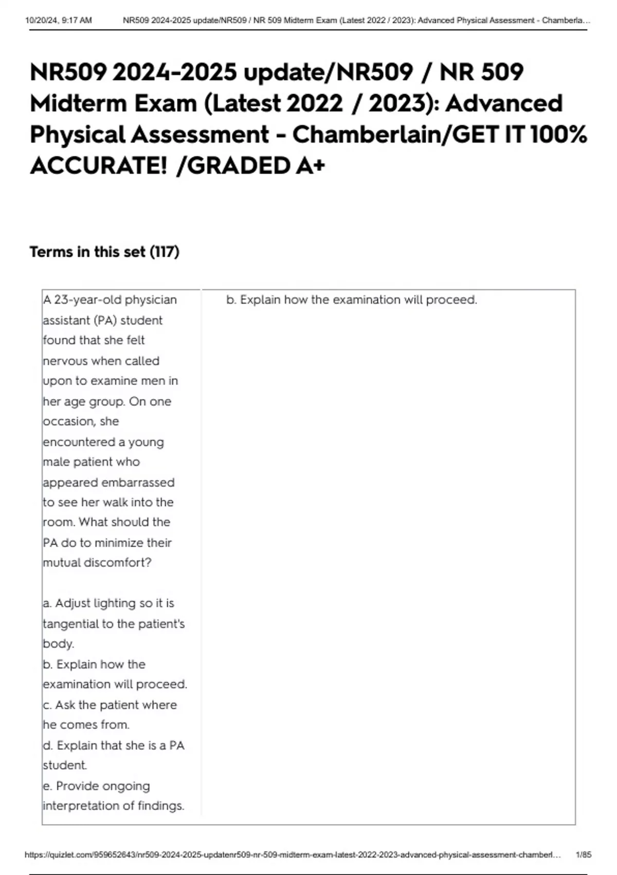 Nr Update Nr509 Nr 509 Midterm Exam Latest 2022 2023 Advanced