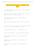 State board practice- Esthetician Test with Complete Answers