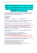 2023 ATI Comprehensive Form A&comma;B & C Exam&sol; 2023 ATI Comprehensive Form A&comma;B & C Exam&sol; 2023 ATIComprehensive Form A&comma;B & C Exam  with 100&percnt; Correct Answers