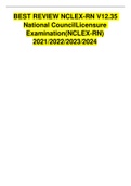 BEST REVIEW NCLEX-RN V12&period;35  National CouncilLicensure  Examination&lpar;NCLEX-RN&rpar; 2021&sol;2022&sol;2023&sol;2024