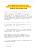 TESTBANK&lowbar;LEIK Family Nurse Practitioner Practice&lpar;FNP&rpar; Questions with Correct Answers and Explanations&sol;&sol;  LEIK FNP Practice Questions and Answers