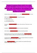 Hospital Corpsman Basic &lpar;HCB 101&rpar; Latest Update 20242025 Actual Exam from Credible Sources with 150 Questions and Verified Correct Answers Golden Ticket to Guaranteed A&plus; Verified by Professor