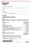 &period; Actual 2024 AQA A-LEVEL COMPUTER SCIENCE 7517&sol;2 Paper 2 Merged Question Paper  &plus; Mark Scheme Actual 2024 AQA A-LEVEL COMPUTER SCIENCE 7517&sol;2 Paper 2 Merged Question Paper  &plus; Mark Scheme