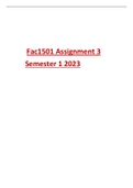 FAC1501 Assignment 3  Semester 1 2023