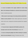 NURS 6501 Advanced Pathophysiology Midterm Exam 2025 Walden University Questions and Answers &lpar;2025 &sol; 2026&rpar; &lpar;Verified Answers&rpar; PDF