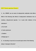 ANCC Practice questions Domain 1  Exams Questions and Answers (2022/2023) (Verified Answers)
