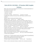 &lpar;answered&rpar;Relias ED RN A&comma; Complete Test 2023