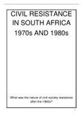 Civil resistance in SA in 1970-80