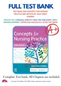 Test bank for Concepts for Nursing Practice 3rd Edition by Jean Foret Giddens 9780323581936 Chapter 1-57 Chapter Complete Guide.