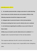 ATI Leadership practice 2019 A Exam Questions and Answers &lpar;2022&sol;2023&rpar; &lpar;Verified Answers&rpar;