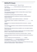 NCE&sol;LPC Exam