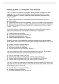 med surg hesi v1 Questions And Answers