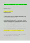 NCSBN PRACTICE QUESTIONS 1-15 TEST RATED 100&percnt; CORRECT