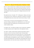 Brown Vs&period; Board Of Education Solution Guide