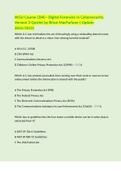 WGU C840 Digital Forensics in Cybersecurity Study Bundle Package Deal With Questions and Answers &lpar;2022&sol;2023&rpar; &lpar;Verified Bundle&rpar;