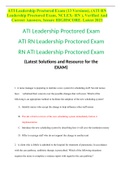 ATI RN MENTAL HEALTH 2019 WITH NGN 100% PASS WITH RATIONALES LATEST UPDATES QUESTION AND ANSWERS