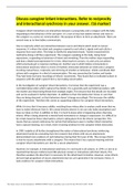 Discuss caregiver-infant interactions&period; Refer to reciprocity and interactional synchrony in your answer&period; &lpar;16 marker&rpar;