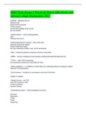 4802 Peds Exam 1 Psych & Neuro Questions and Answers High Distinction 2023