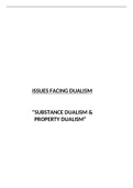 ISSUES WITH DUALISM ( ALEVEL EXAM BUNDLE)