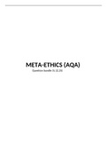 FULL MORAL PHILOSOPHY ALEVEL AQA QUESTIONS AND ANSWERS PACK
