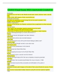 CS1033 Final Exam 2022 &lpar;Answered&rpar; Graded A&plus;