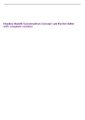 Shadow Health Conversation Concept Lab Rachel Adler with complete solution