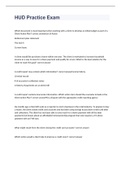 HUD Practice Exam 2023 with 100&percnt; correct answers