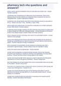 pharmacy tech nha questions and answers&excl;&excl;