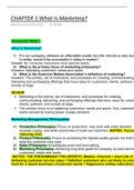 Class notes MKTG 351 &lpar;Marketing&rpar; 