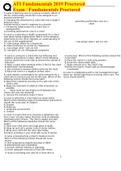 ATI Fundamentals 2019 Proctored Exam &vert; Fundamentals Proctored Exam Questions & Answers
