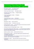 Cosmetology Clinic Floor Exam questions and answers 100&percnt; correct 