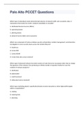 Palo Alto PCCET Questions & Answers 2023 WITH COMPLETE SOLUTIONS