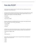 Palo Alto PCCET EXAM  2023 WITH 100&percnt; CORRECT ANSWERS