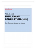 NRNP 6568 Final Exams Compilation 2021 Exam Elaborations