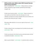 QMA practice exam Q&As Latest 2023 Assured Success &lpar;with Correct Answers&rpar;