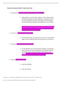 Physical AssesPhysical Assessment Module 5 Quiz Latest Study Guide 100&percnt; verifiedsment Module 5 Quiz Latest Study Guide 100&percnt; verified