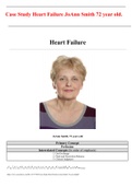  NUR 225 Case Study Heart Failure JoAnn Smith 72 year old.